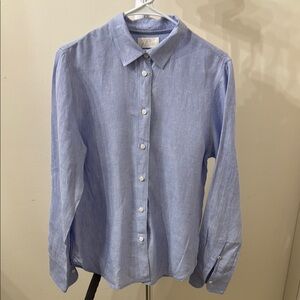 J. Crew Blue Oxford Button Down Shirt